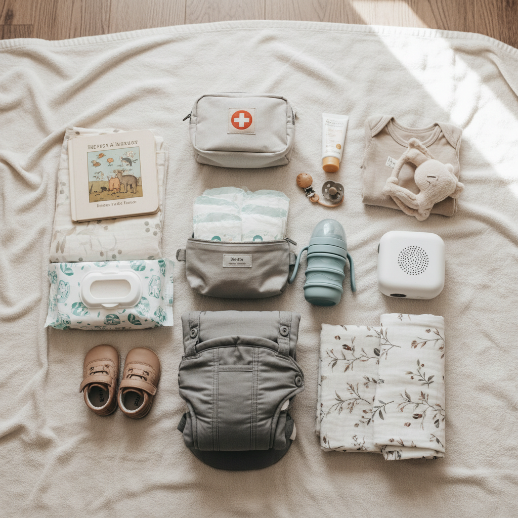 Accesorios imprescindibles para viajar con bebé sin volverse loco