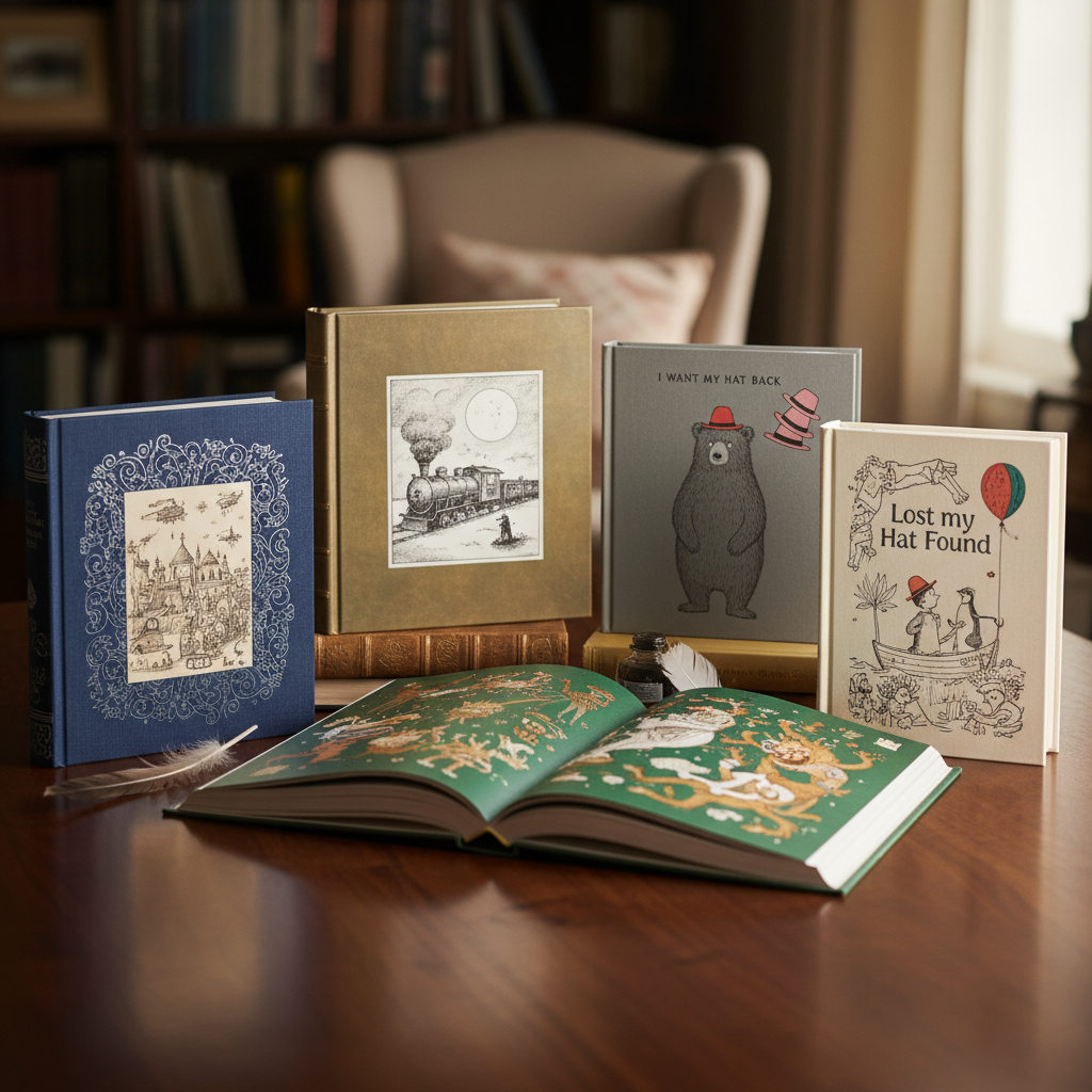 Cuentos con ilustración artística de lujo: Shaun Tan, Van Allsburg, Sendak y más