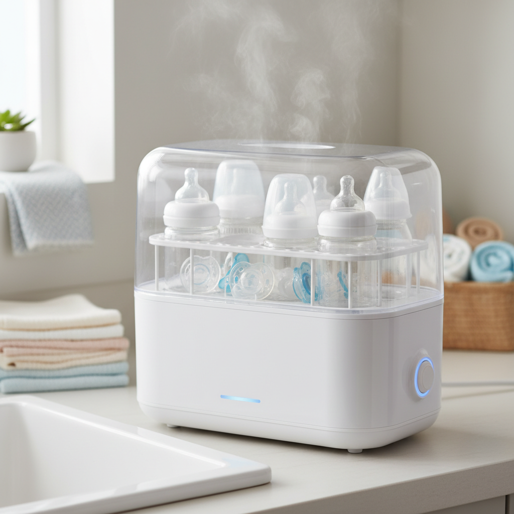 Esterilizadores eléctricos para biberones: cuál es el mejor para tu cocina