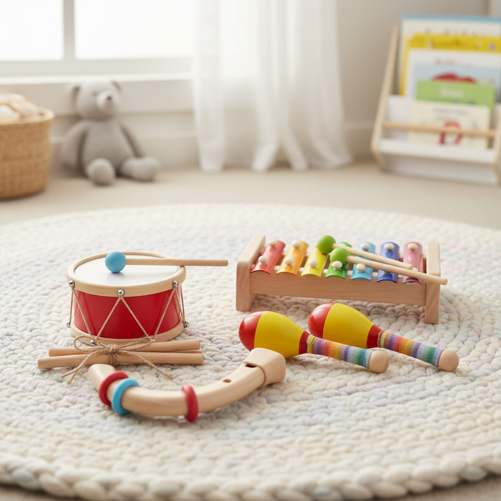 Los mejores instrumentos musicales para niños pequeños