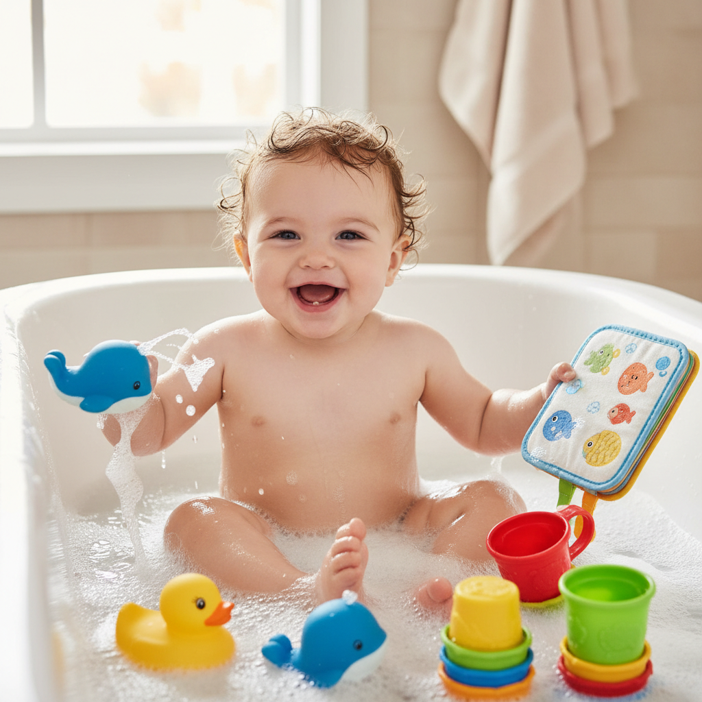 Los mejores juguetes de baño para bebé: seguros, divertidos y sin tóxicos