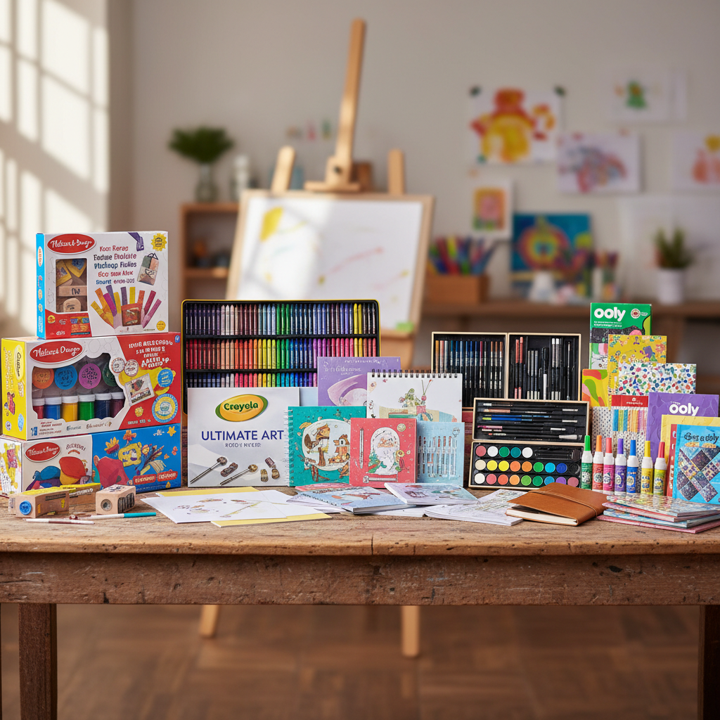Kits de arte y creatividad premium para niños: materiales de verdad para pequeños artistas