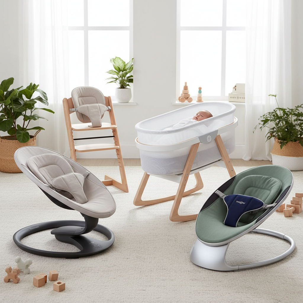 Mecedoras y hamacas de alta gama para bebé: guía completa 2026