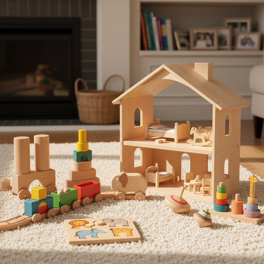 Los mejores juguetes de madera para niños de 1 a 3 años