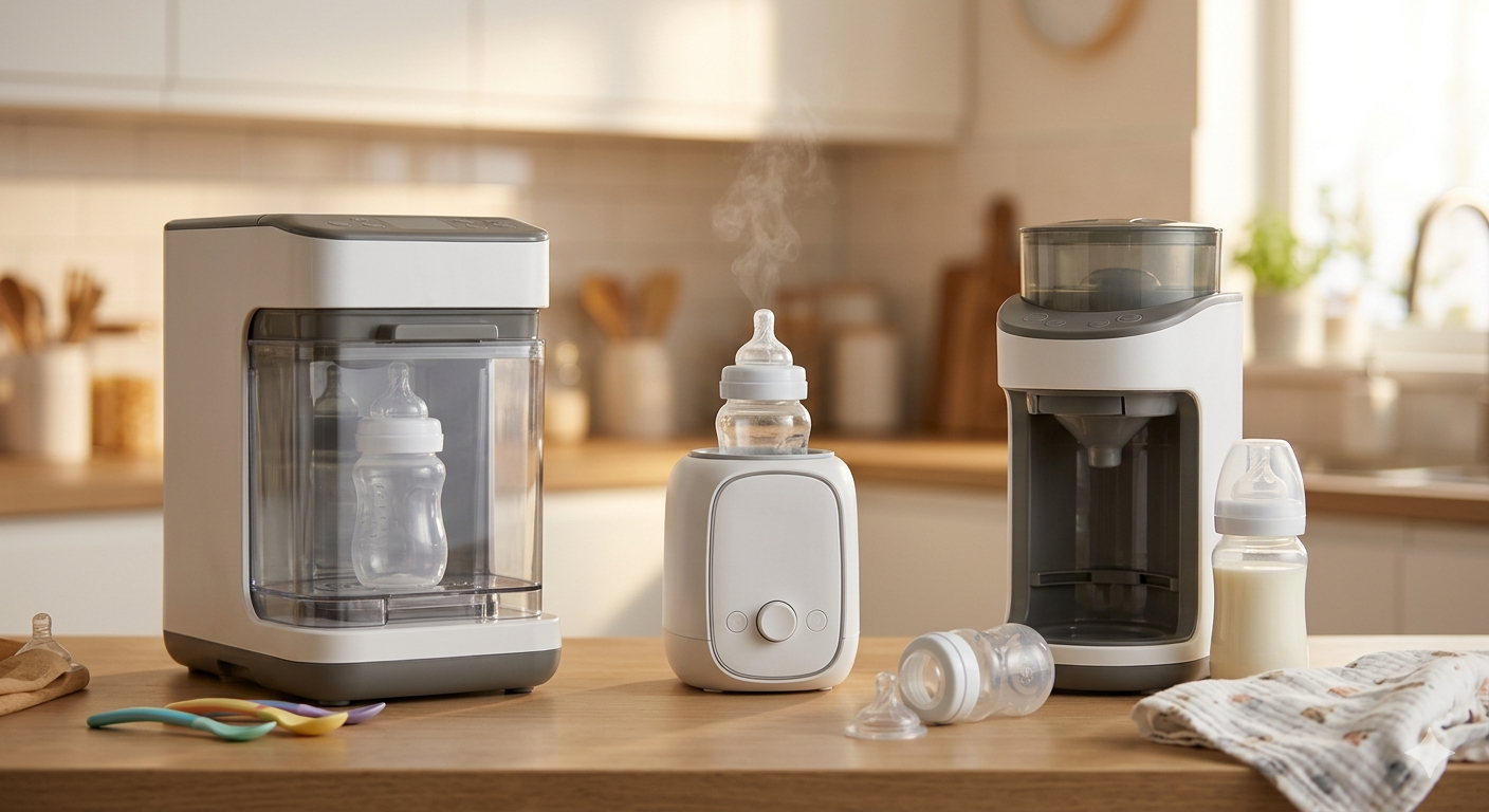 Baby Brezza, Burabi o Tommee Tippee: cuál es el mejor para preparar el biberón