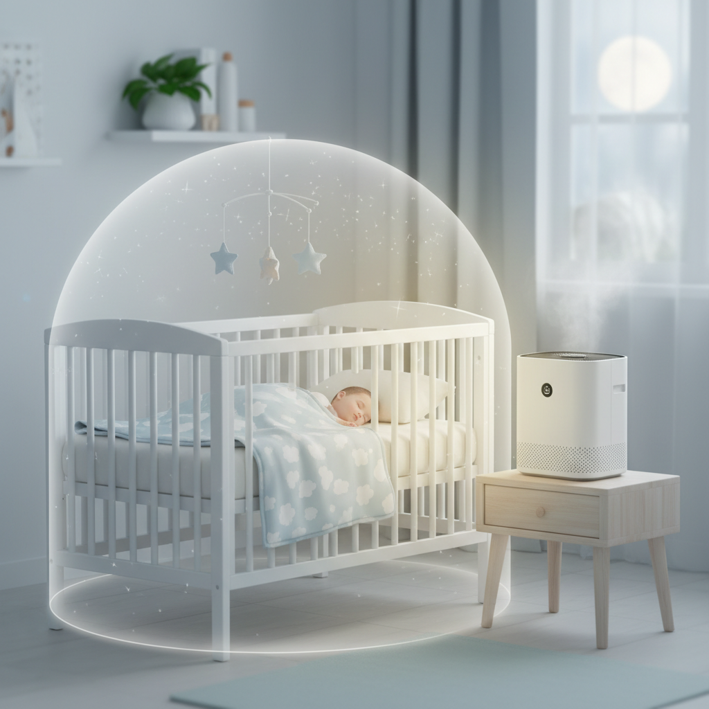 Purificadores de aire para la habitación del bebé: guía para acertar