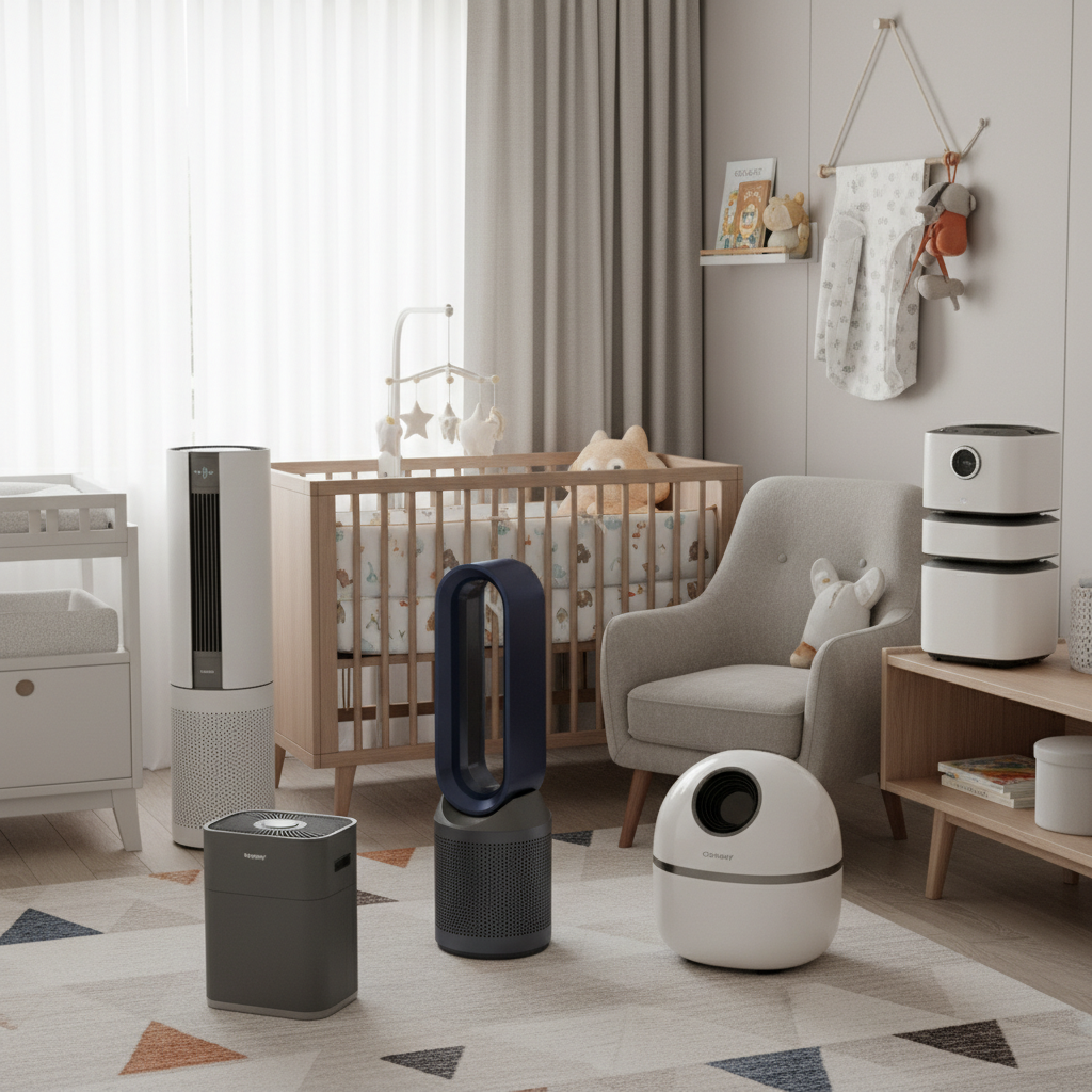 Purificadores de aire premium para la habitación del bebé: comparativa 2026