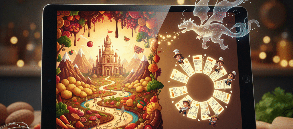 El recetario digital que convierte la hora de comer en una aventura.