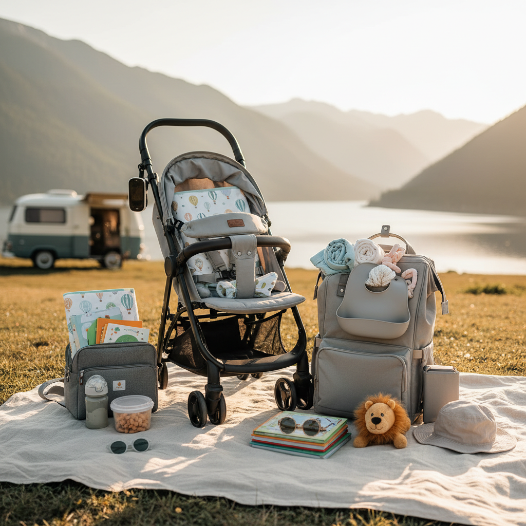 Preparados para la Aventura: Accesorios Esenciales para Viajes Inolvidables con Bebés.