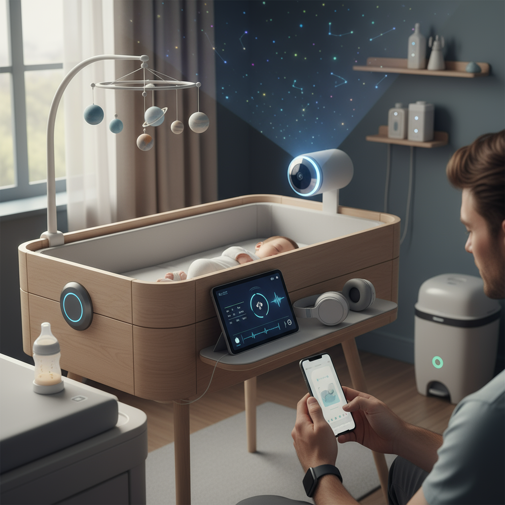 La Cuna Conectada: Gadgets Inteligentes que Hacen la Vida de los Padres Más Fácil.