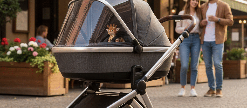 Cuando el Estilo y la Seguridad se Unen: El Cochecito que Marca la Diferencia.