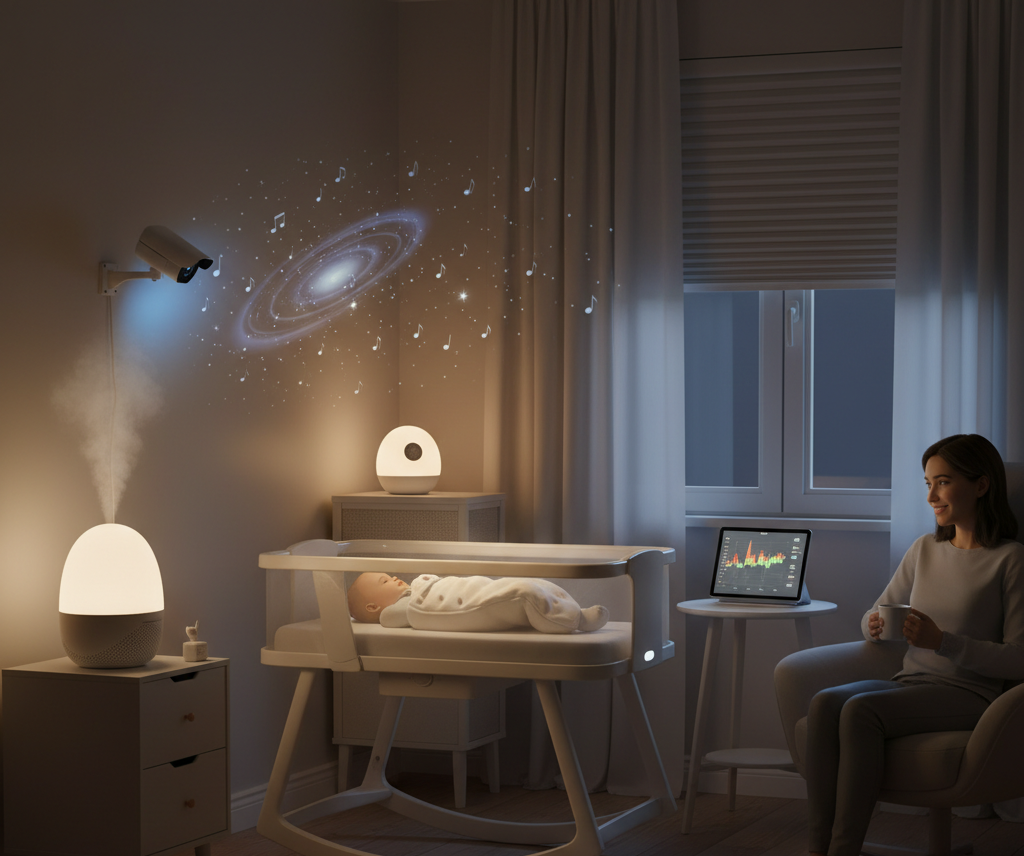 Adiós a la Ansiedad Nocturna: Cómo la Tecnología del Sueño para Bebés Crea Noches Más Largas.