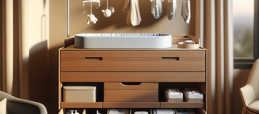 Diseño y Funcionalidad: La Cómoda Cambiador que Transforma Cualquier Guardería.