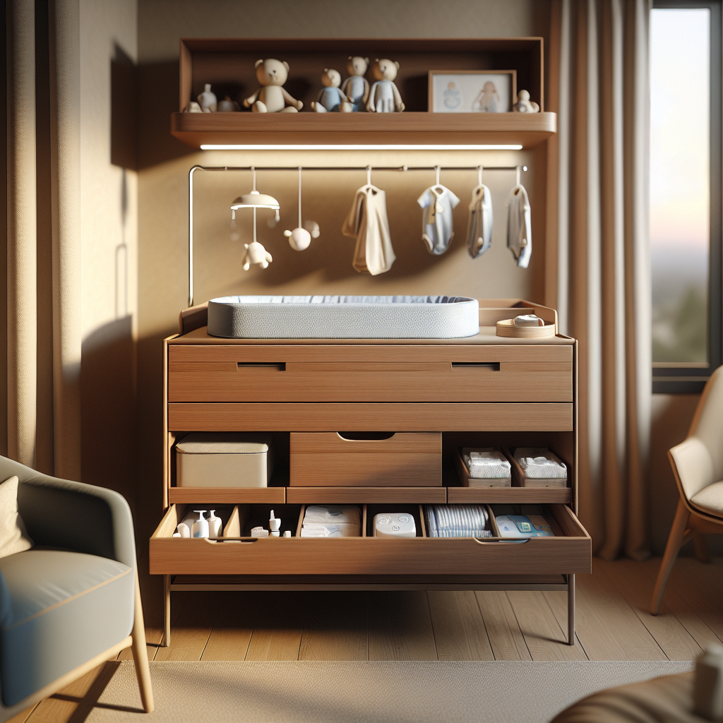 Diseño y Funcionalidad: La Cómoda Cambiador que Transforma Cualquier Guardería.