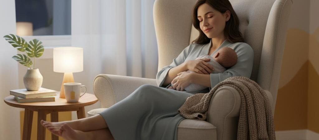El Oasis de la Maternidad: Invierte en el Sillón de Lactancia Perfecto para Noches Inolvidables.