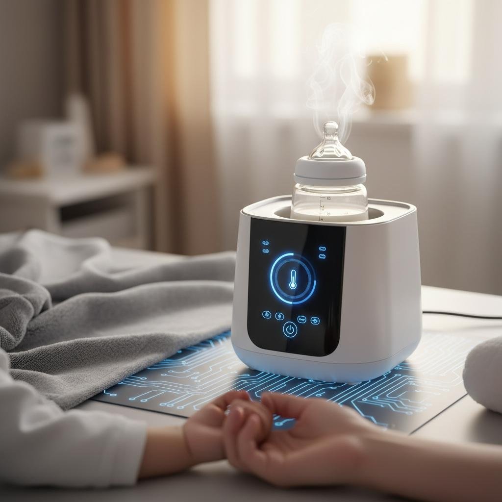 La Revolución del Biberón: Calentadores Inteligentes que Garantizan la Temperatura Perfecta.