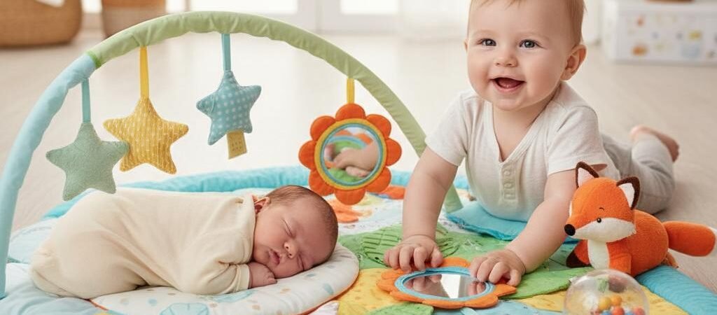 De Recién Nacido a Explorador: Tapetes de Actividad Premium que Estimulan Cada Sentido.