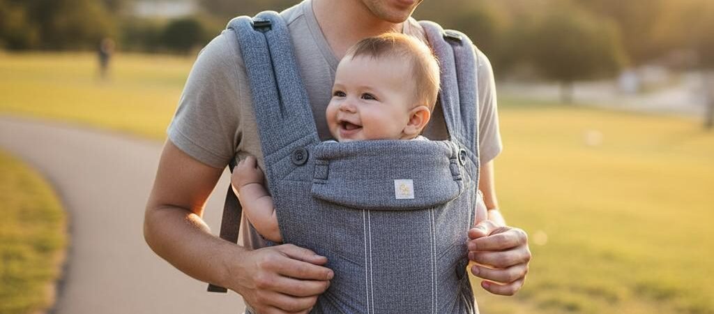 Un Abrazo que se Mueve Contigo: La Comodidad Inigualable de los Portabebés de Marca.