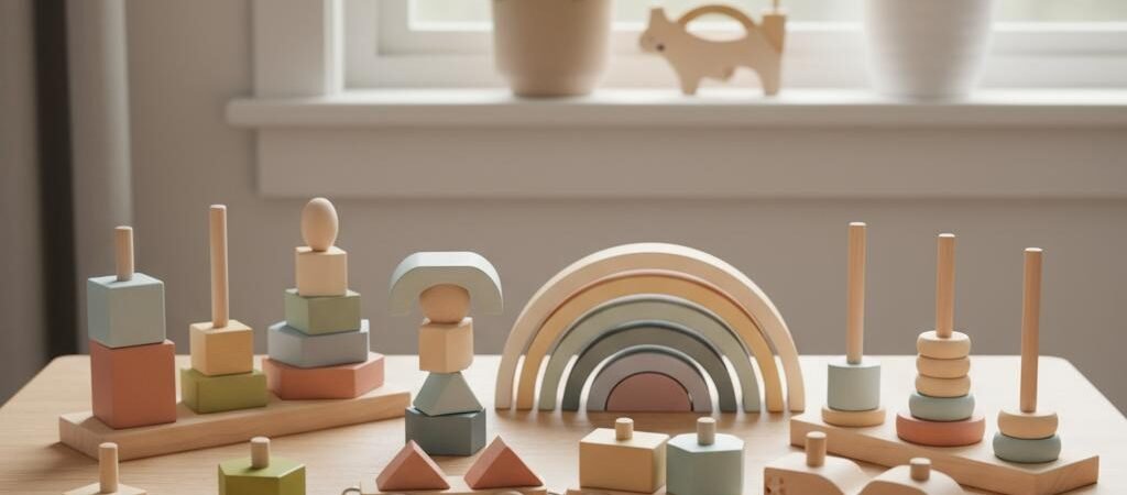 Más Allá del Plástico: La Elegancia y Durabilidad de los Juguetes Montessori de Diseño