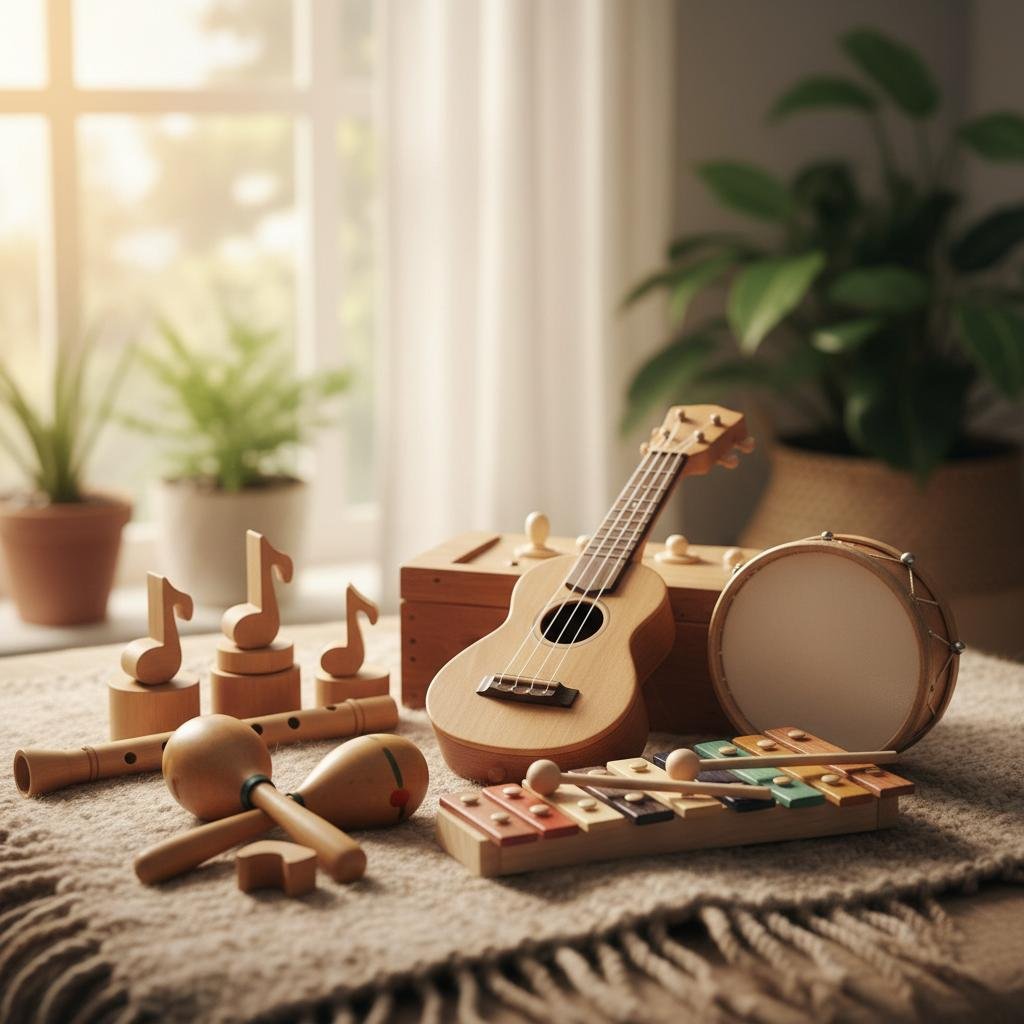La Música de Su Aprendizaje: Instrumentos Musicales de Madera para Pequeños Talentos