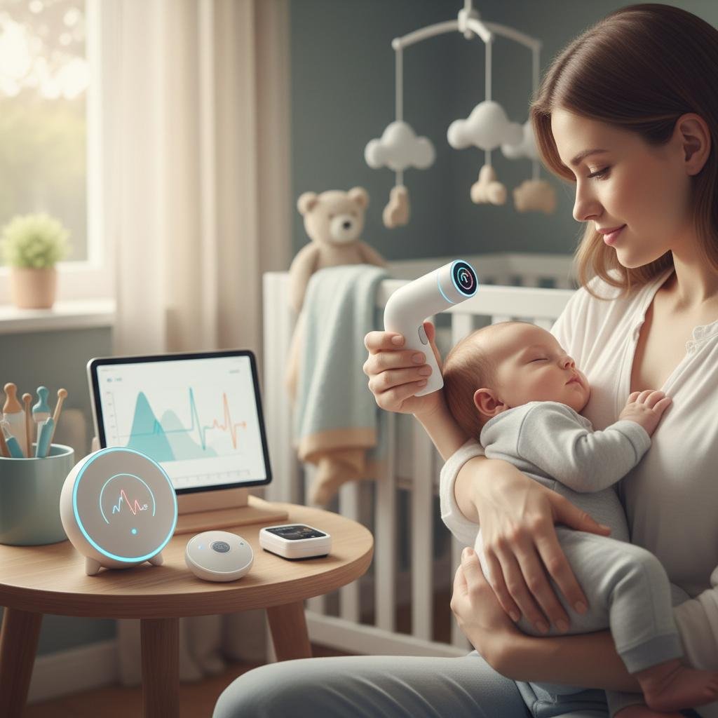El Médico en Casa: Termómetros Inteligentes y Monitores de Salud para Bebés