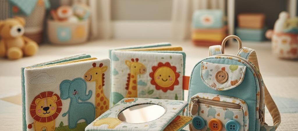 ¡Hora del cuento! Libros de tela para bebés exploradores