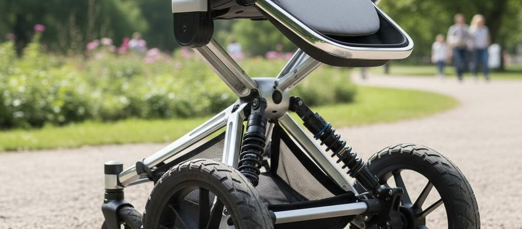 Adiós a los Empujones Difíciles: Ruedas y Suspensión de Alto Rendimiento en Cochecitos