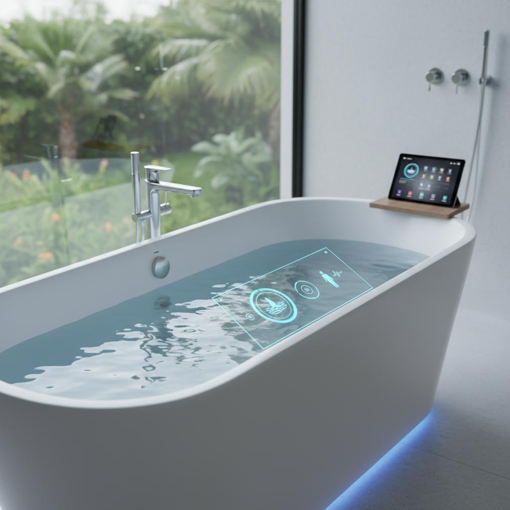 Bañeras Inteligentes: La Tecnología que Mide el Agua y Ayuda en el Momento del Baño